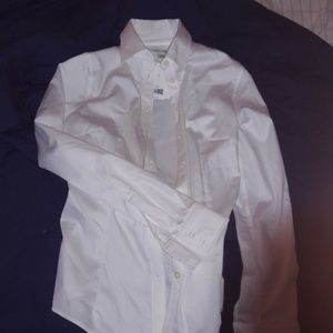 White button down dress shirt Banana Republic